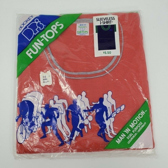 Vintage 1976 Deadstock Jockey DP's Fun-Tops TShirt